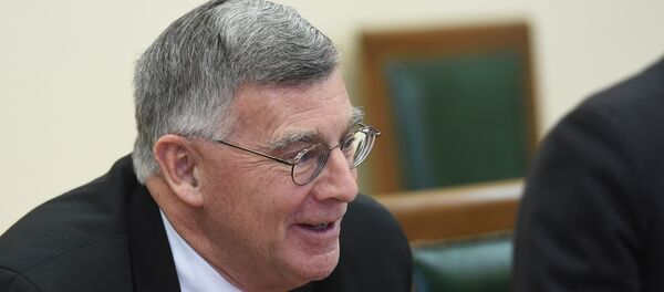 Главни тужилац Специјалног суда за злочине ОВК Дејвид Швендимен Главни тужилац Специјалног суда за злочине ОВК Дејвид Швендимен - Sputnik Србија