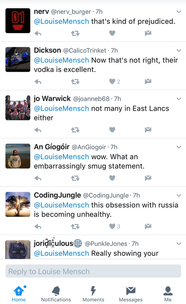 Корисници одговарају на твит бивше конзервативне британске посланице Луиз Менш - Sputnik Србија