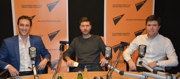 Marko Milačić, Ivan Pernar i Boris Malagurski u studiju Sputnjika Marko Milačić, Ivan Pernar i Boris Malagurski u studiju Sputnjika - Sputnik Srbija