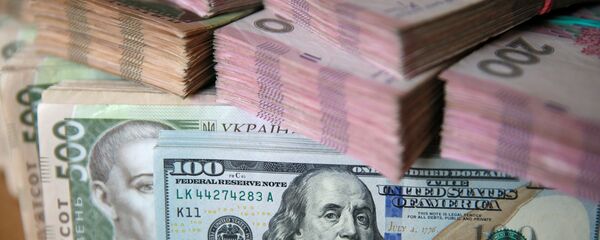 Украјинска гривна и амерички долар Украјинска гривна и амерички долар - Sputnik Србија