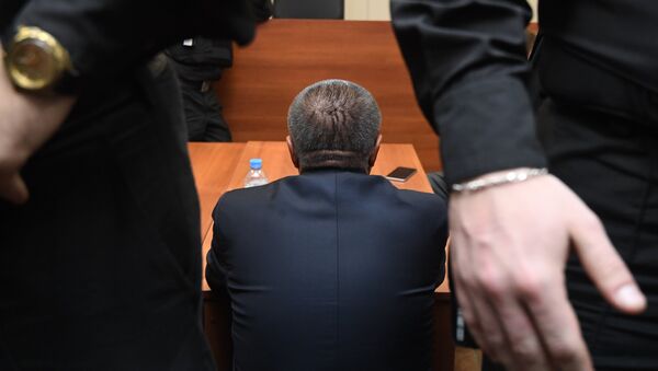 Бивши министар за економски развој Алексеј Уљукајев у суду у Москви - Sputnik Србија