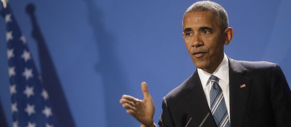 Амерички председник Барак Обама на конференцији за медије након састанка са немачком канцеларком Ангелом Меркел у Берлину Амерички председник Барак Обама на конференцији за медије након састанка са немачком канцеларком Ангелом Меркел у Берлину - Sputnik Србија