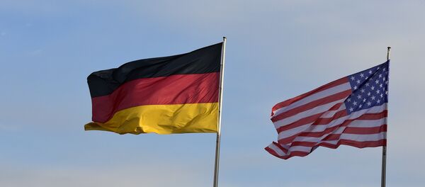 Zastave Nemačke i SAD Zastave Nemačke i SAD - Sputnik Srbija