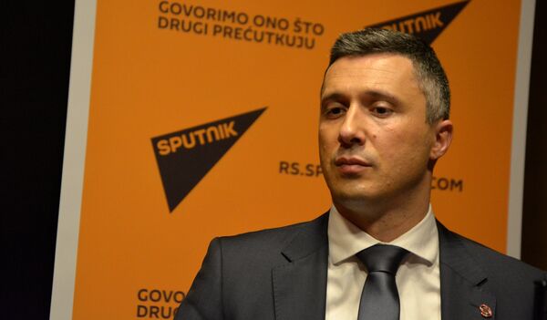Председник Двери Бошко Обрадовић - Sputnik Србија
