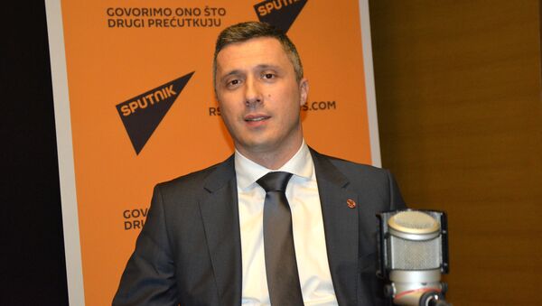 Председник Двери Бошко Обрадовић - Sputnik Србија