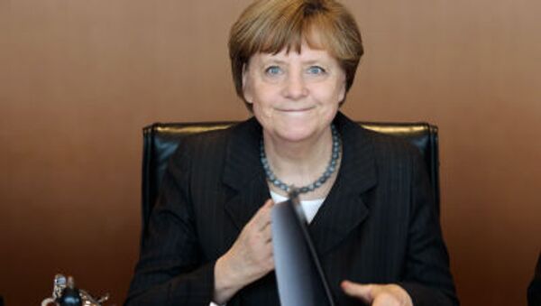 Kancler Germanii Angela Merkelь vedet eženedelьnoe zasedanie Kabineta Ministrov ee pravitelьstva v Berline - Sputnik Srbija
