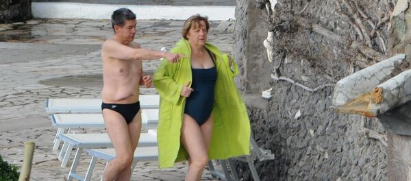 Angela Merkel sa mužem na odmoru u Italiji Angela Merkel sa mužem na odmoru u Italiji - Sputnik Srbija