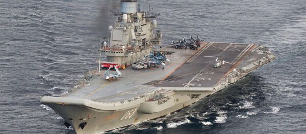 Носач авиона Адмирал Кузњецов у међународним водама у близини обале Норвешке Носач авиона Адмирал Кузњецов у међународним водама у близини обале Норвешке - Sputnik Србија