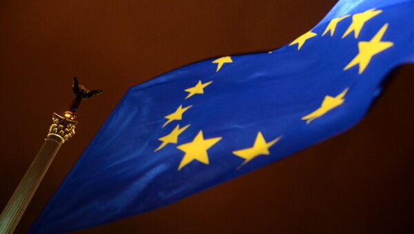 Zastava EU na trgu u Kijevu - Sputnik Srbija