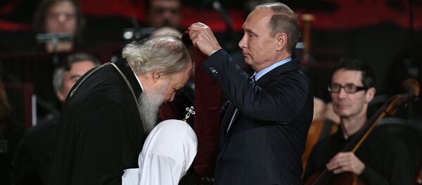 Владимир Путин и патријарх Кирил - Sputnik Србија