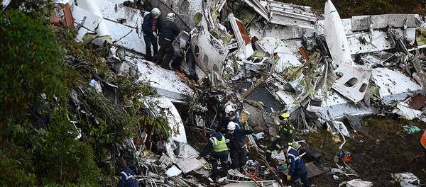 Остаци авиона који се срушио у Колумбији Остаци авиона који се срушио у Колумбији - Sputnik Србија