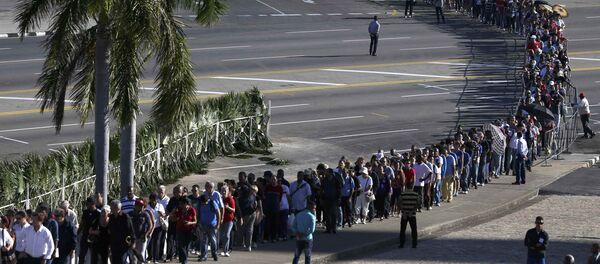 Havana odaje počast preminulom lideru i čuvenom revolucionaru Fidelu Kastru. - Sputnik Srbija