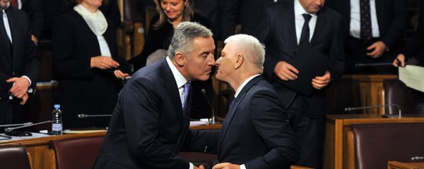 Мило Ђукановић и Душко Марковић Мило Ђукановић и Душко Марковић - Sputnik Србија