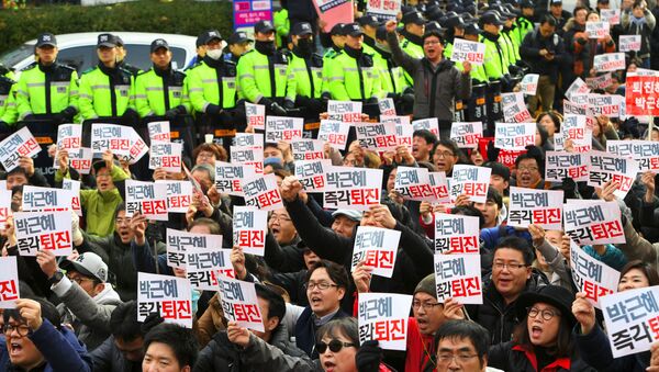 Protesti u Seulu - Sputnik Srbija
