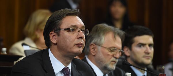 Aleksandar Vučić u Skupštini Srbije - Sputnik Srbija