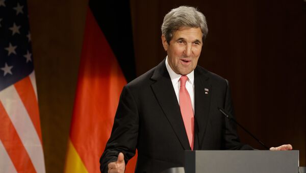 Амерички државни секретар Џон Кери говори у Берлину - Sputnik Србија