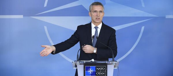 Генерални секретар НАТО-а Јенс Столтенберг говори на састанку НАТО-а у Бриселу - Sputnik Србија