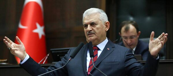 Премијер Турске Бинали Јилдирим обраћа се посланицима у Анкари - Sputnik Србија
