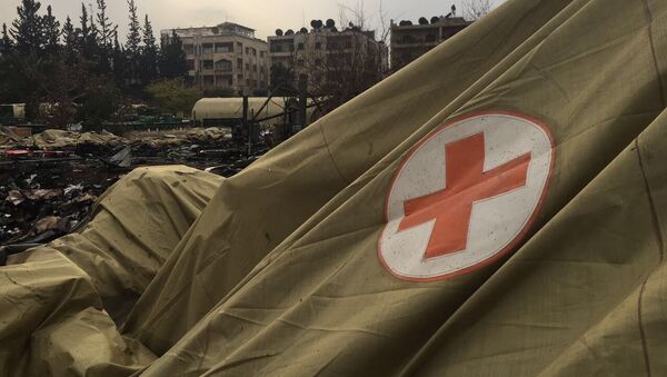 Мобилна болница Министарства одбране Русије у Алепу - Sputnik Србија