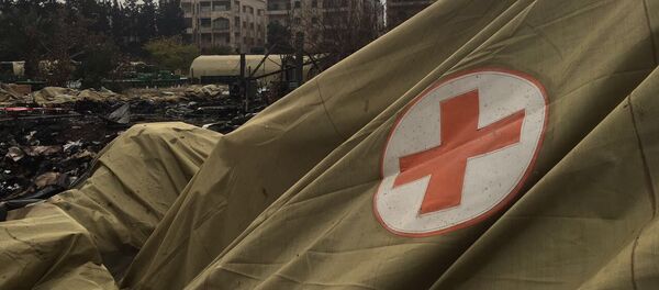Мобилна болница Министарства одбране Русије у Алепу Мобилна болница Министарства одбране Русије у Алепу - Sputnik Србија