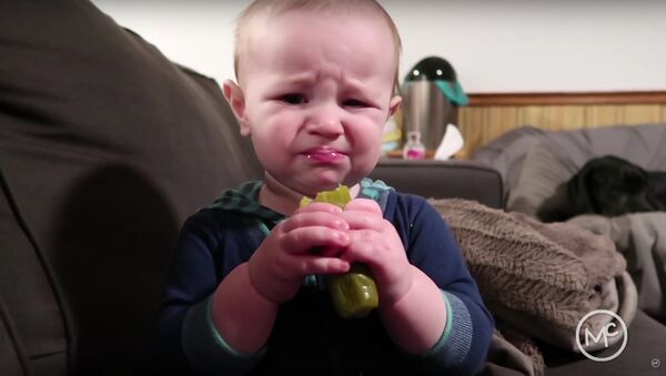 Beba jede krastavac - Sputnik Srbija