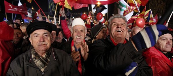 Predizborni skupovi u Skoplju Predizborni skupovi u Skoplju - Sputnik Srbija