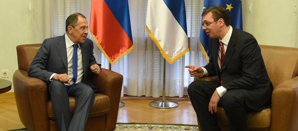 Sergej Lavrov i Aleksandar Vučić Sergej Lavrov i Aleksandar Vučić - Sputnik Srbija