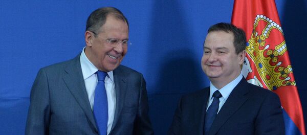 Ministar spoljnih poslova Rusije Sergej Lavrov i potpredsenik Vlade Srbije Ivica Dačić Ministar spoljnih poslova Rusije Sergej Lavrov i potpredsenik Vlade Srbije Ivica Dačić - Sputnik Srbija