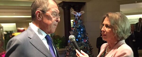 Ministar spoljnih poslava Sergej Lavrov razgovara sa glavnom urednicom Sputnjika Ljubinkom Miličić Ministar spoljnih poslava Sergej Lavrov razgovara sa glavnom urednicom Sputnjika Ljubinkom Miličić - Sputnik Srbija