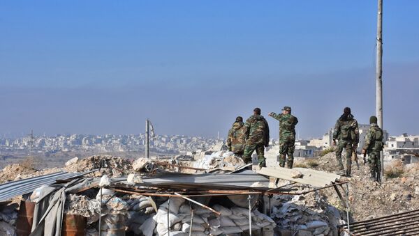 Сиријске владине снаге у Алепу - Sputnik Србија