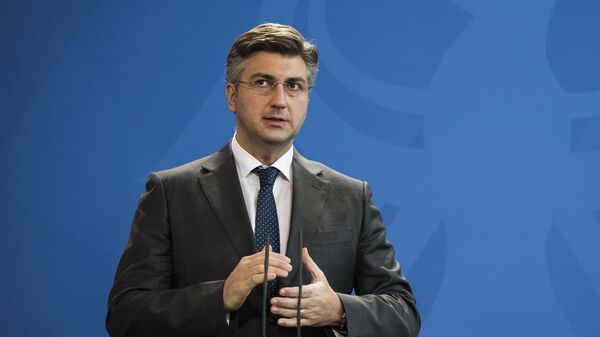 Председник ХДЗ-а Андреј Пленковић - Sputnik Србија