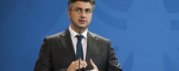 Председник ХДЗ-а Андреј Пленковић Председник ХДЗ-а Андреј Пленковић - Sputnik Србија