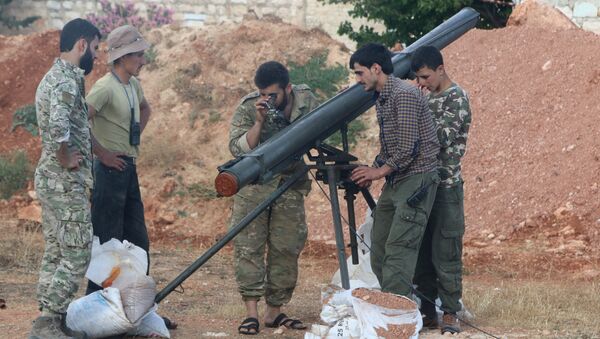 Pripadnici Slobodne sirijske vojske u Alepu - Sputnik Srbija