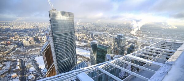 Отварање клизалишта на крову куле Око Москва Сити - Sputnik Србија