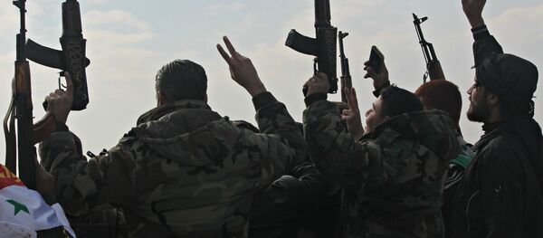 Sirijski vojnici posle olobađanja Alepa, Sirija - Sputnik Srbija