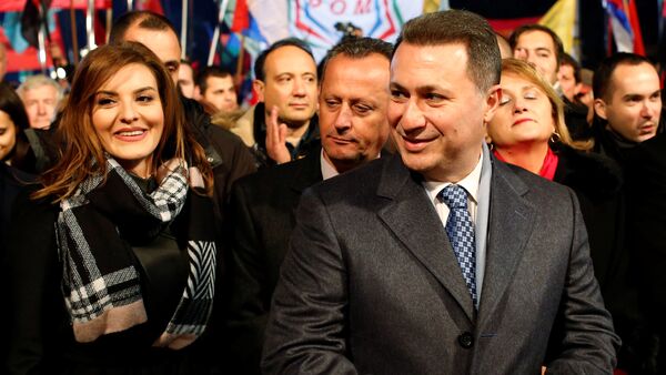 Nikola i Borkica Gruevski - Sputnik Srbija