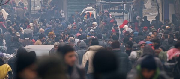 Евакуација цивила из Алепа Евакуација цивила из Алепа - Sputnik Србија