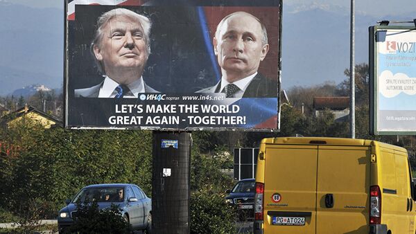 Доналд Трамп и Владимир Путин - Sputnik Србија