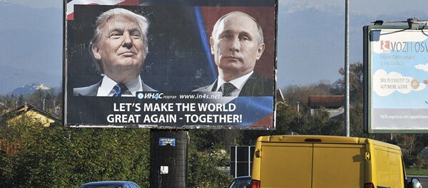 Доналд Трамп и Владимир Путин - Sputnik Србија