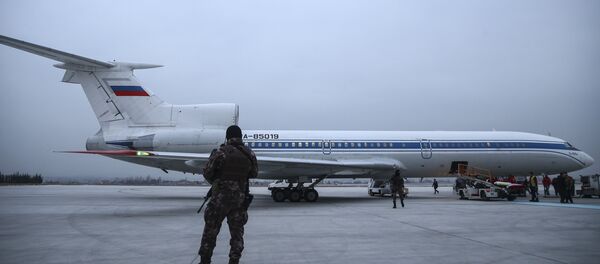 Avion sa telom diplomate Andreja Karlova na aerodromu u Ankari - Sputnik Srbija