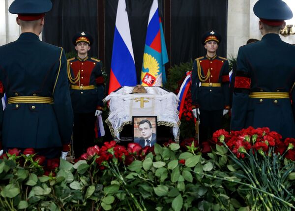 Русија се опростила од убијеног амбасадора Андреја Карлова - Sputnik Србија
