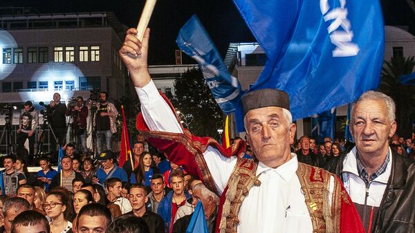 Митинг опозиције  у Подгорици, 14.10.2016. године - Sputnik Србија