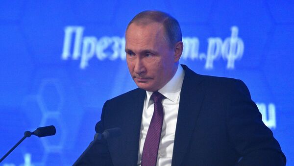 Прес-конференција председника Русије Владимира Путина - Sputnik Србија