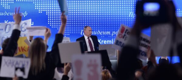 Прес-конференција председника Русије Владимира Путина - Sputnik Србија