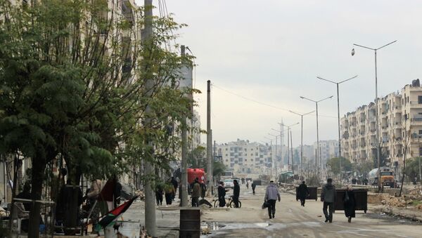 Glavna ulica Hanano u istočnom Alepu - Sputnik Srbija