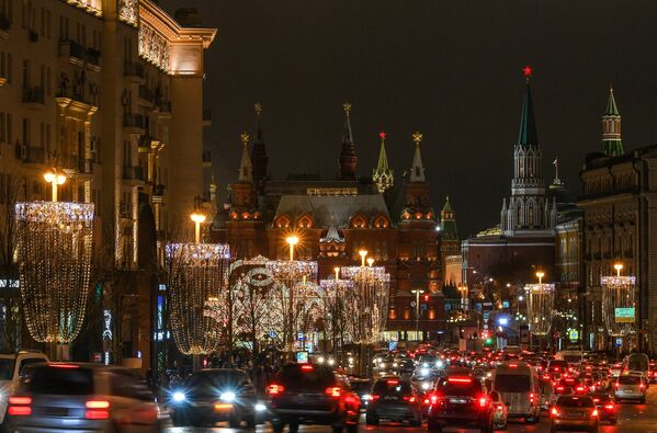 Moskva kao novogodišnja zemlja čuda - Sputnik Srbija