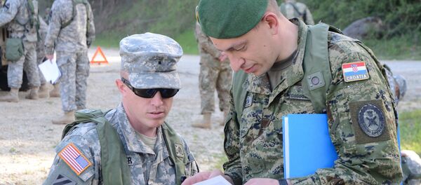 Амерички и хрватски војник - Sputnik Србија