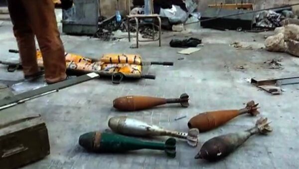 Муниција пронађена у складиштима у Алепу - Sputnik Србија
