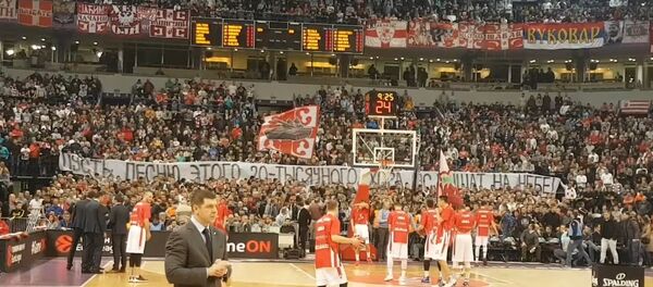 Кошракашка утакмица Црвена звезда и ЦСК - Sputnik Србија