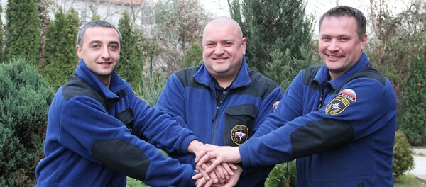 Spasioci iz Rusije koji borave u Rusko - srpskom humanitarnom centru - Sputnik Srbija